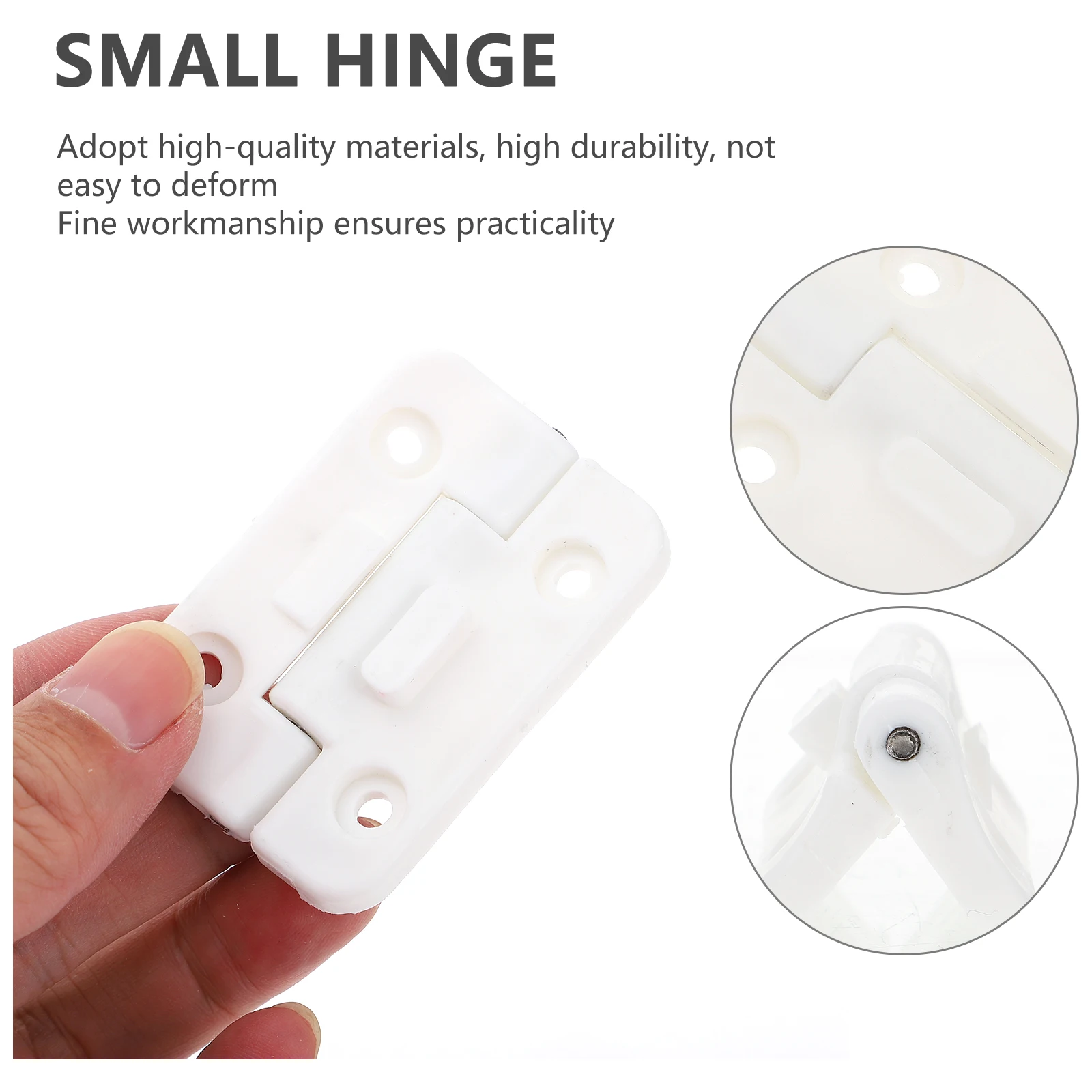 

4pcs Plastic Hinge Fridge Freezer Refrigerator Compatible Chest Door Lid Durable Easy Install Practical Car Parts
