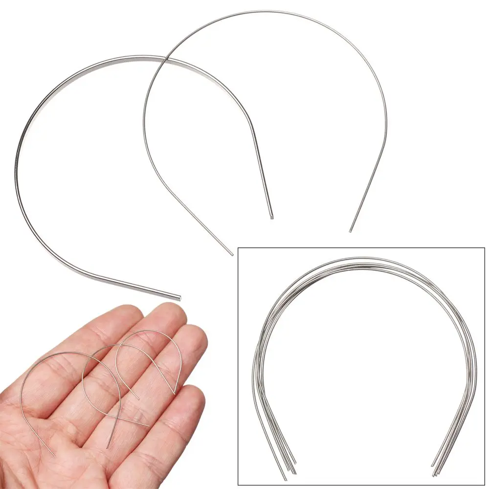 5pcs สาวของขวัญ DIY 1/3 1/4 1/6 ตุ๊กตาแถบคาดศีรษะวัสดุตุ๊กตาผมอุปกรณ์ตกแต่ง HEAD Band อะไหล่