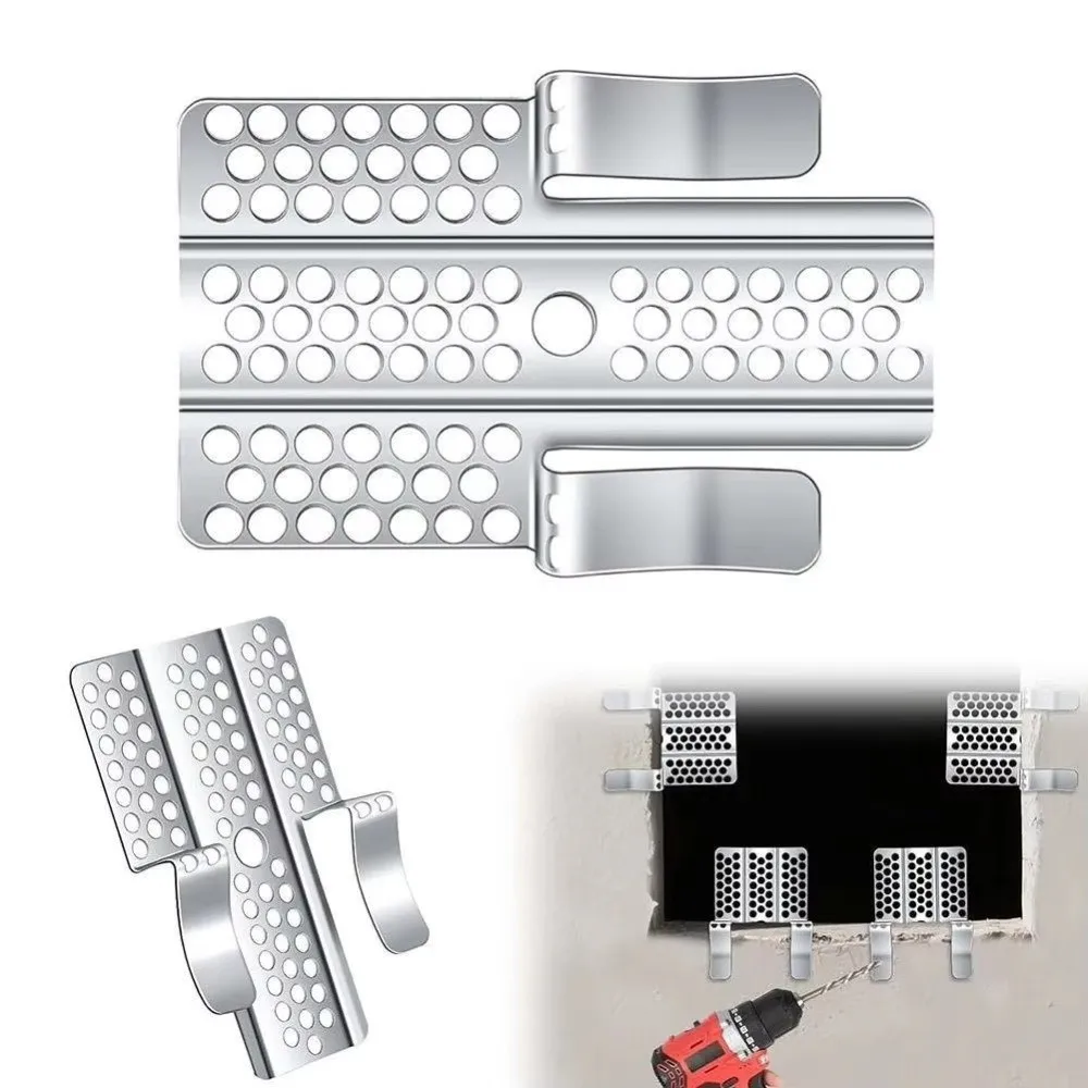 10pcs New Wall Patch Fixing Drywall Repair Clips Perforated Wall Hole Repair Wall Patch Clips with Screws Wall Repair Clips