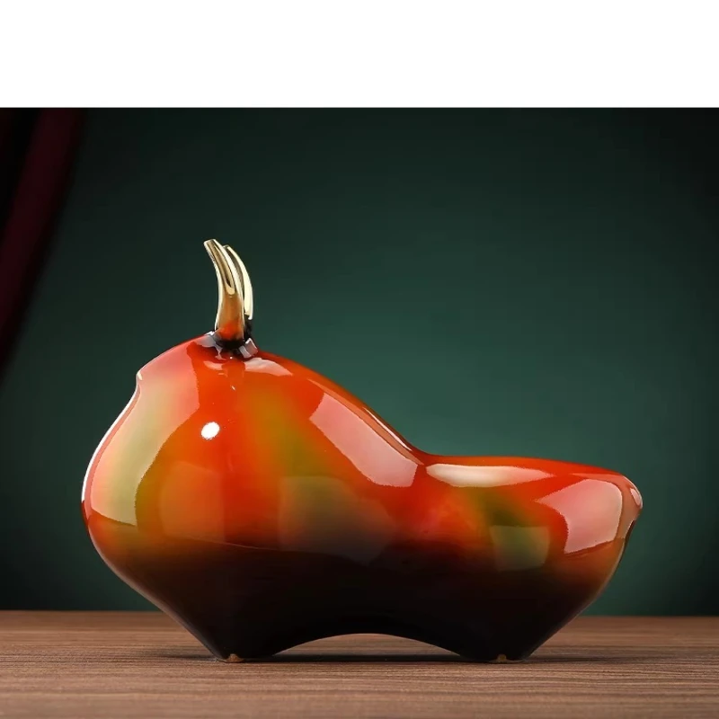 

Mascot Lucky Home Living Room Desk Wine Cabinet Decorations New Home Household Gifts