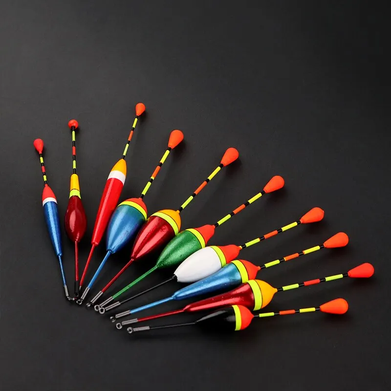 10PCS Fishing Floats Set Buoy Bobber Fishing Light Stick Floats Fluctuate Mix Size Color Float Buoy For Fishing Accessories image 3