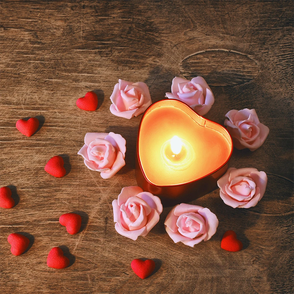 

1 Set Plastic Containers Diy Making Box Tea Light Cup Holders With Wicks -Resistant Durable Jar Storage