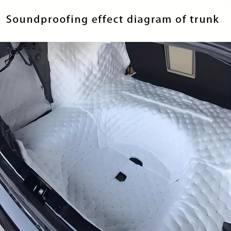 50x80cm Car Sound Proofing Mat Deadening Insulation Closed Cell Foam Flame Retardant Foam Mat Auto Interior Accessories