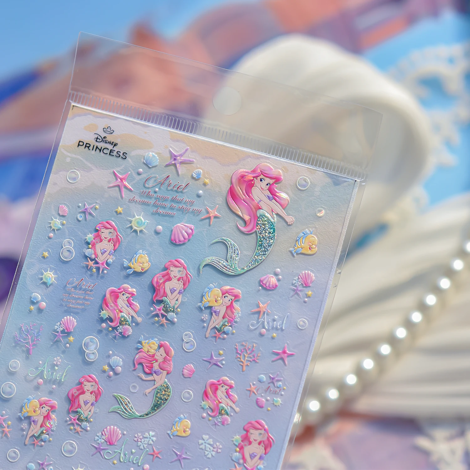 Classici cartoni animati Disney Character Series Adesivi per unghie Adesivi Principessa Topolino Stitch 5D Decorazioni per nail art