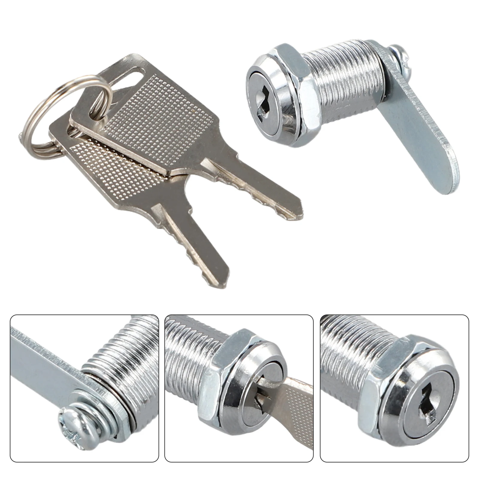 1PC Drawer Cabinet Lock Mail Box Locker Cam Lock Cupboard Door Tongue Lock  Furniture Lock With Key Furniture Hardware ﻿