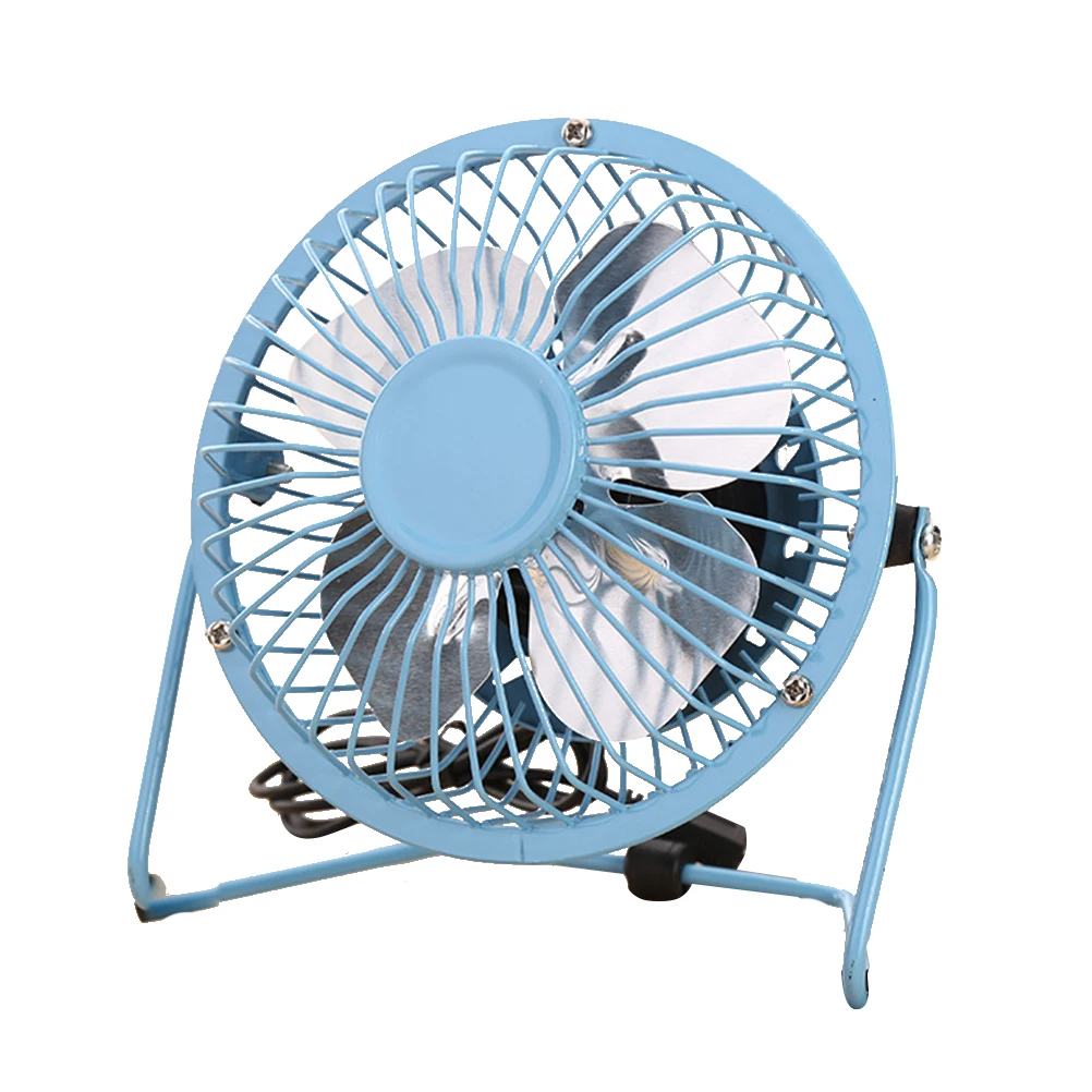 

4 '' Mini Electric Fan Floor Quiet Household USB Table for Home Portable Office