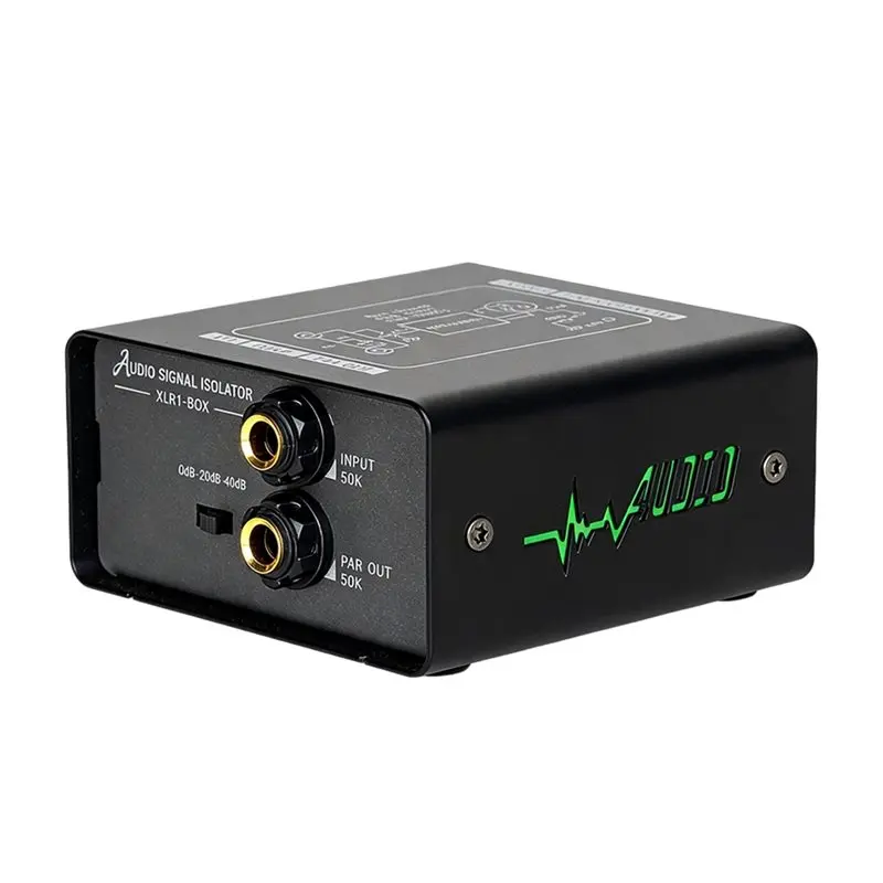 

Профессиональный аудиоизолятор, аудиобокс с прямым впрыском, трехступенчатая регулировка усиления для гитарной клавиатуры, микшера, этапа