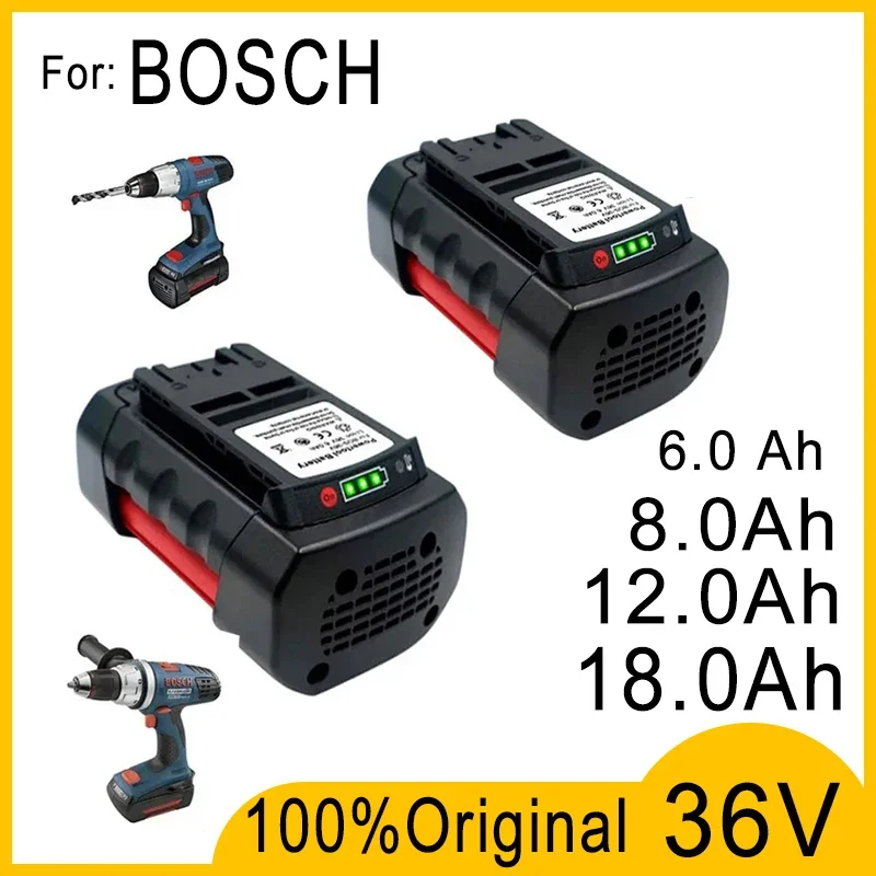 For BOSCH 36V 6.0Ah 8.0Ah 12.0Ah 18.0Ah Li-ion battery Compatible with BAT4030 BAT4040 BAT4050 BTA4060