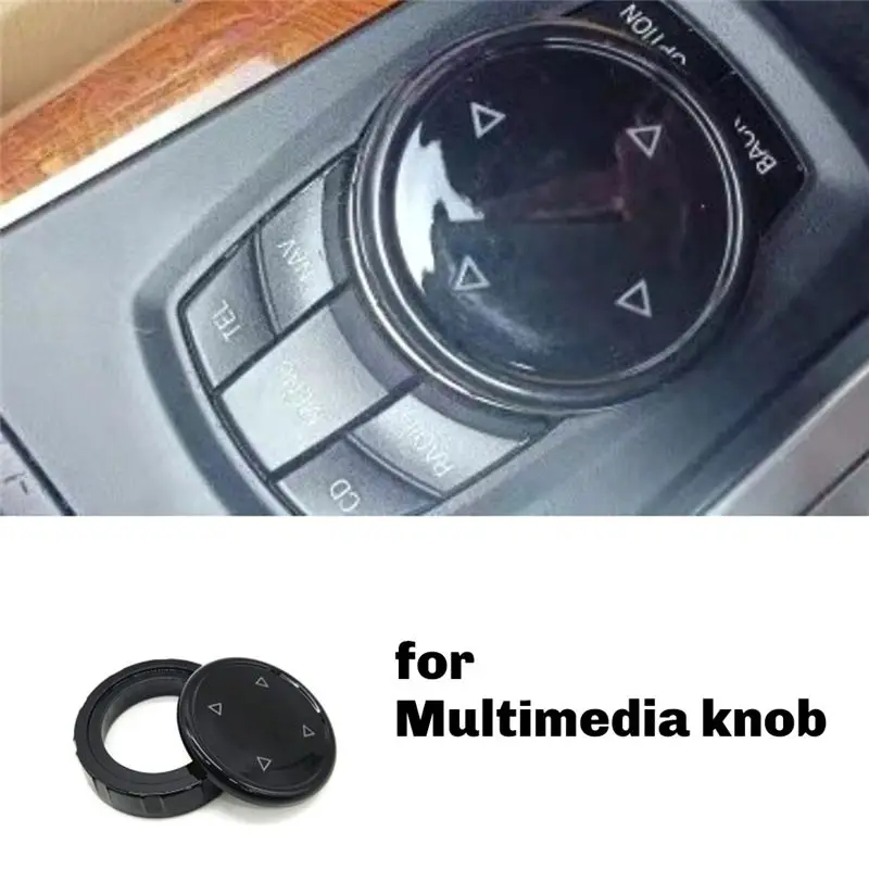 A024-Car Big Multi Media Knob Button Cover Trim Control for BMW Center Control Knob for BMW F Chassis All Series Medium Knob