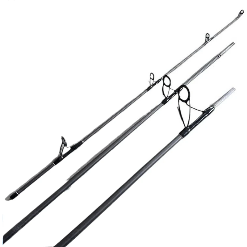 قضيب سمك الشبوط الكربوني عالي الجودة من الفولاذ المقاوم للصدأ، قضيب صيد سمك الشبوط الصلب الخفيف