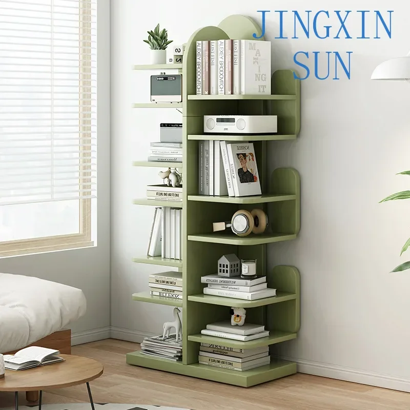 Shelf European Mid Bookcase Ladder Bedroom Perfume Baby Book Shelves Wall Make Up Estanteria Habitacion Living Room Furniture