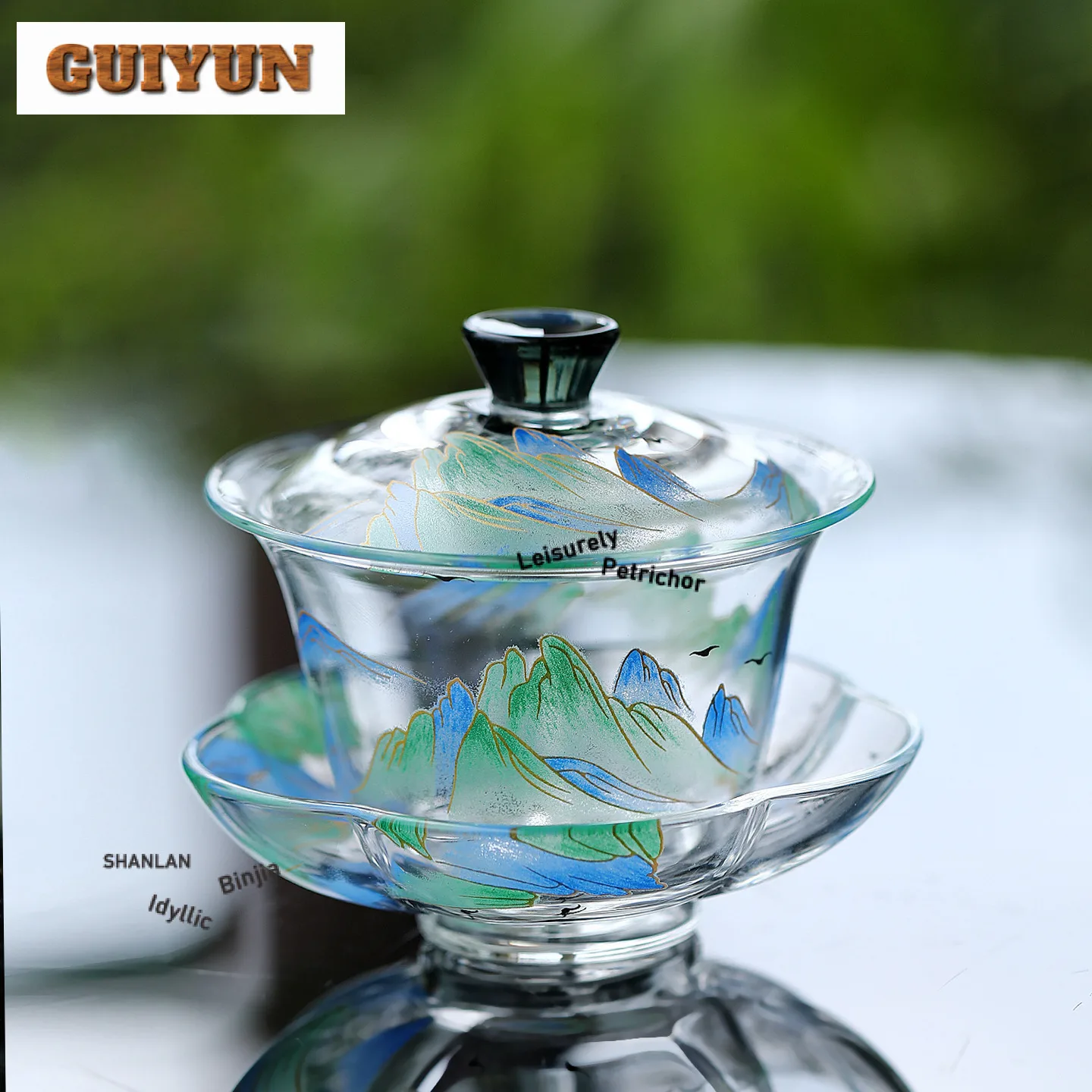 

100 мл термостойкое стекло из боросиликатного стекла Gaiwan Boutique, чайная варенька, чайная миска с крышкой, комплект для приготовления чая, миска, чайная посуда, подарок