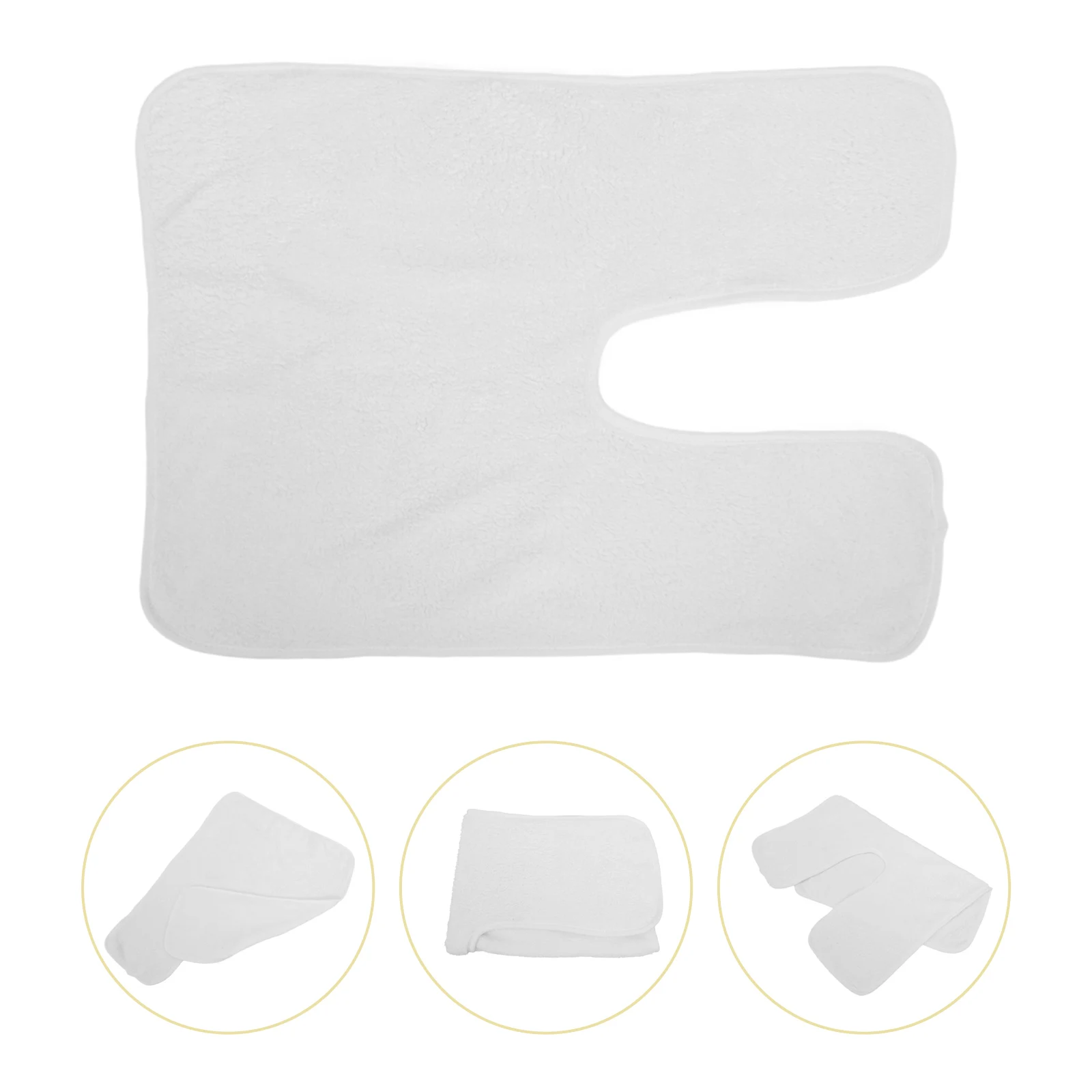 

4 Pcs Forked Design Cleansing Towel Fingertip Face Facial Towels Professional Hair Split Coral Fleece Cloth Bath