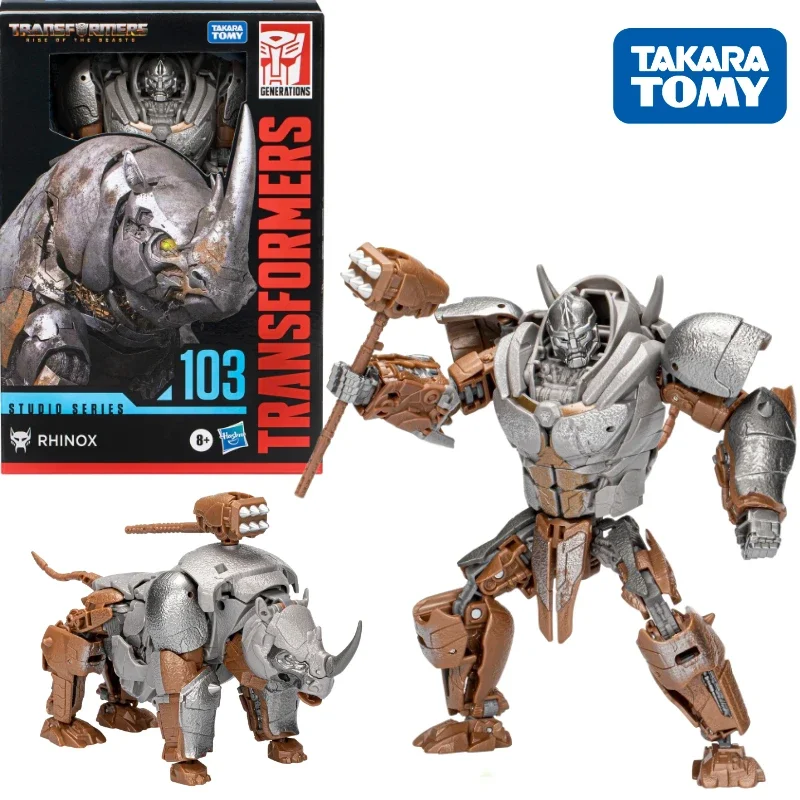 

In Stock Takara Tomy Transformers SS Series Ordinary Number SS-103 Class V Rhino (ROTB) Robot Anime Action Model Toys Gift