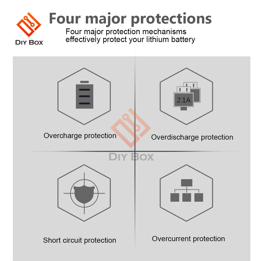 2A 3A 4.5A 6A 7.5A 9A BMS Protection Board For 2S 7.4V 18650 Lithium Battery Protective Plate 1-6MOS With Nickel Strip