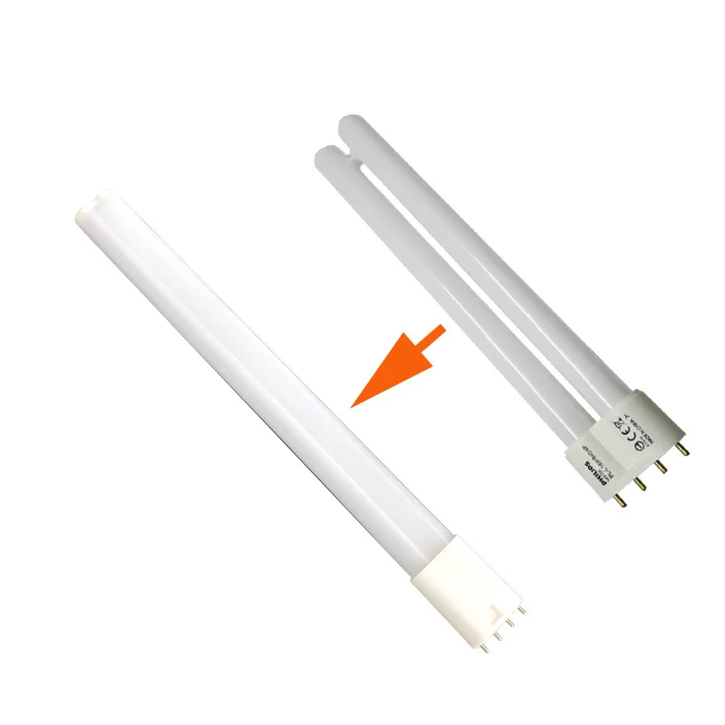 

1pc 2G11 LED Lamp 360 Degree Tube Bar 4 pin PL Lamp 3000K 4000K 6000K 225mm 320mm 410mm 535mm LED Horizontal Desk Lamp AC85-265V