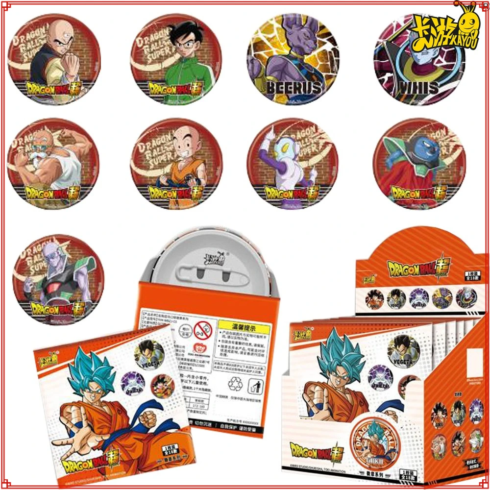 

KAYOU Original TOEI ANIMATION Dragon Ball Anime Button Pin Handmade Brooch for Clothes Cartoon Badge Backpack Accessories Gifts