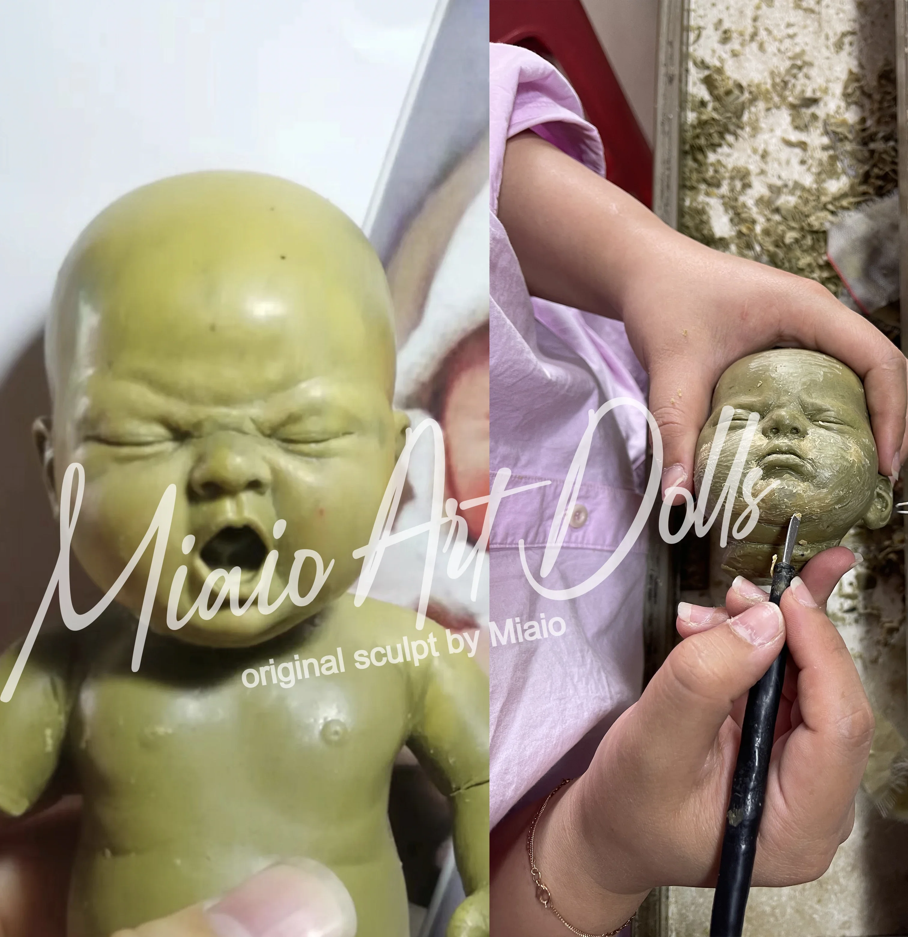 Muñeca Reborn de cuerpo completo para niños, muñeco pequeño de silicona, antiestrés, 7 ", Micro Preemie," Layla "y" Lan"