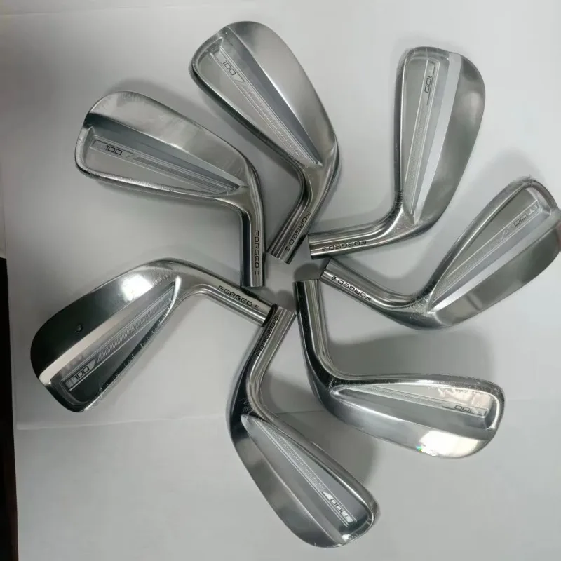 Wrought Soft Iron Golf Club Set, Compact Inserts CNC Milling Face, Precision Control, Right Hand Men's Golf Clubs