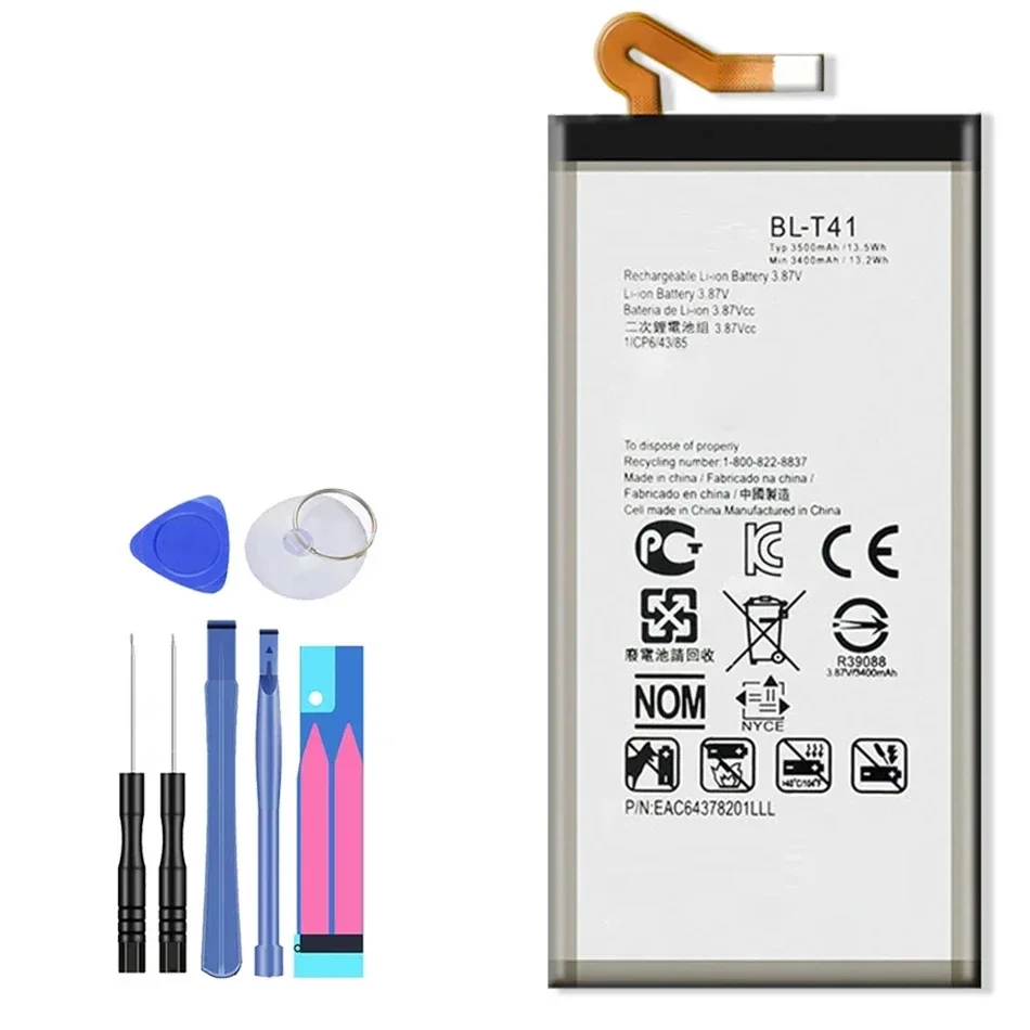 BL-T41 Battery For Lg G8 ThinQ LMG820QM7 LMG820UM1 LM-G820UMB LMG820UM0 LM-G820N Mobile Phone Bateria + Free tool