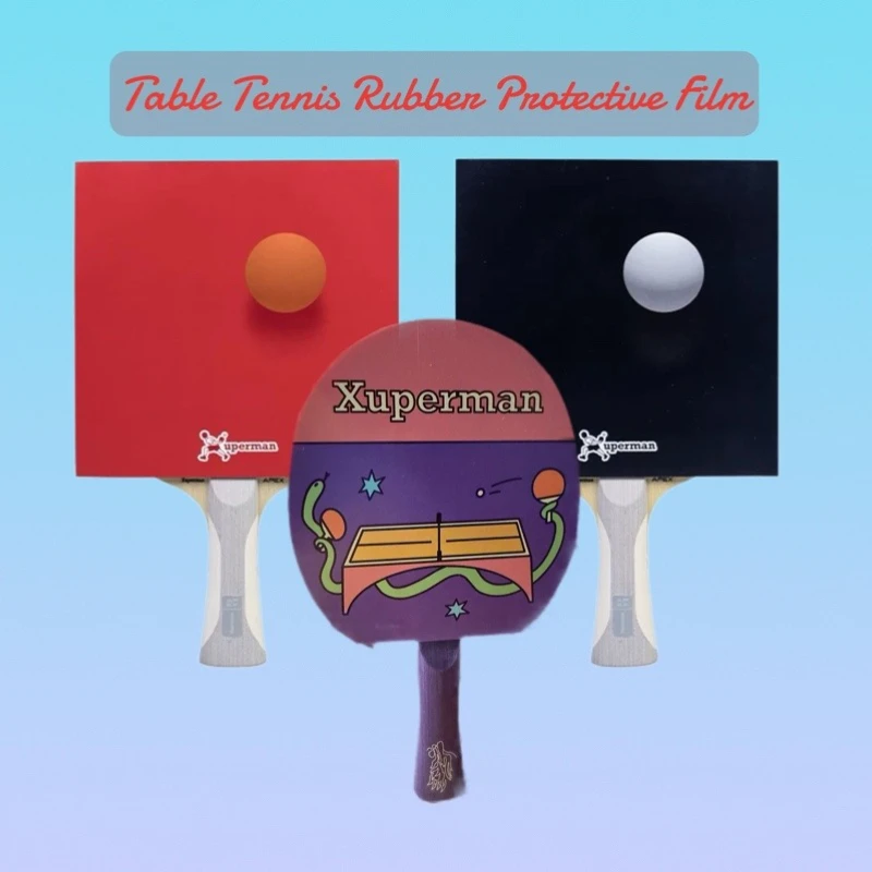 XUPERMAN الإبداعية اللون تنس الطاولة المطاط حامي قابل للغسل وقابلة لإعادة الاستخدام الهواء المضادة للأكسدة طويلة الأمد قبضة مبتذل #1