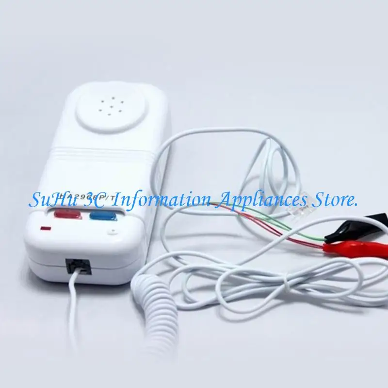 

Small Telephone With Extendable Cord Featuring Tone Control And sound Conversion Functions
