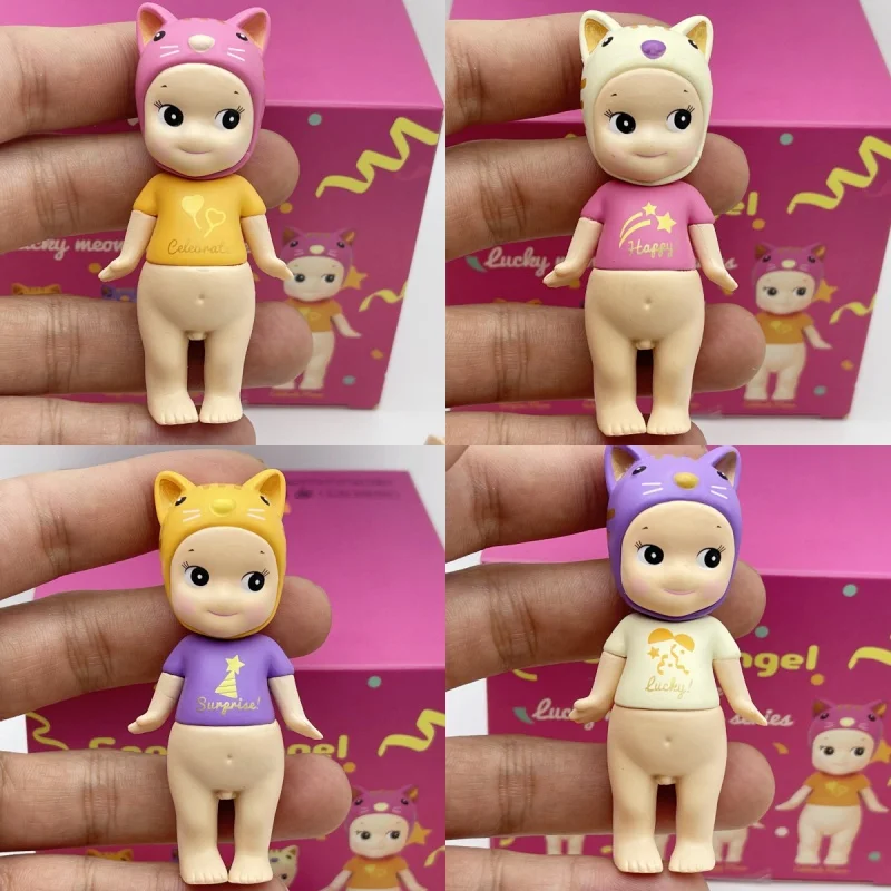 

Sunflower Toy Store Mini Figure Lucky Meow Meow Series Blind Box Collectible Model Figure Desktop Decor Kids Birthday Gift Toys