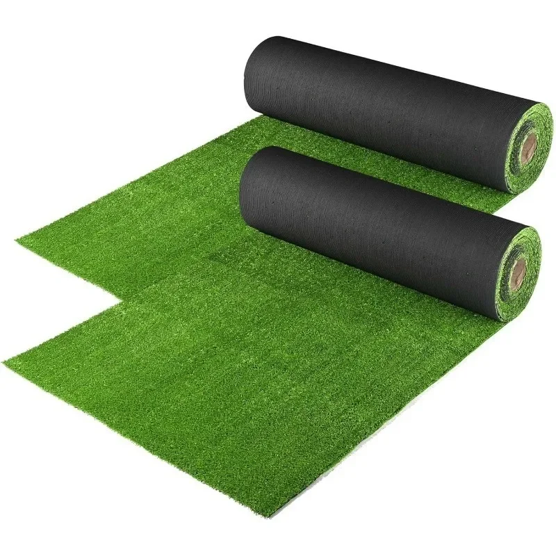 

Artificial Grass Turf Roll Large Backyard Faux Decor Fake Lawn Outdoor Playground Sod