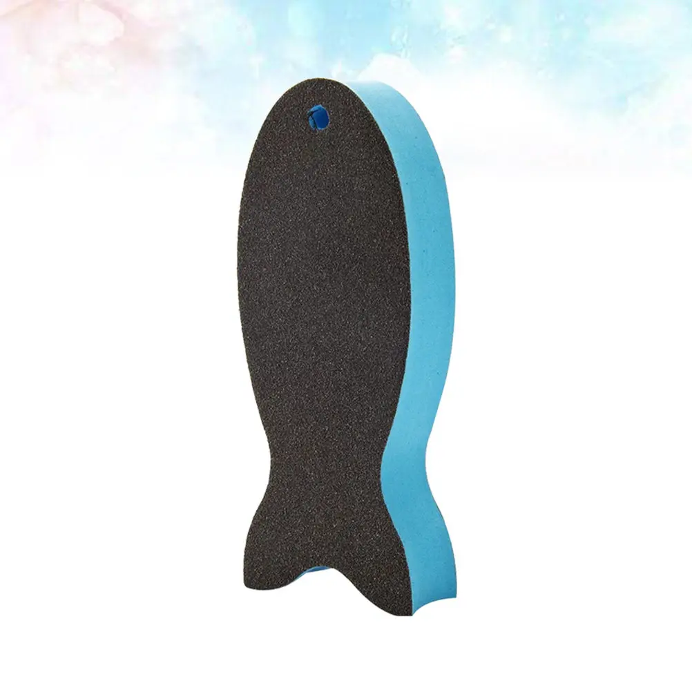 1Pcs Fish Shape Alumina Emery Sponge Eraser Premium Nano Cleaning Sponge for Kitchenware Pots Bowls Stainless Steel Dishwashing