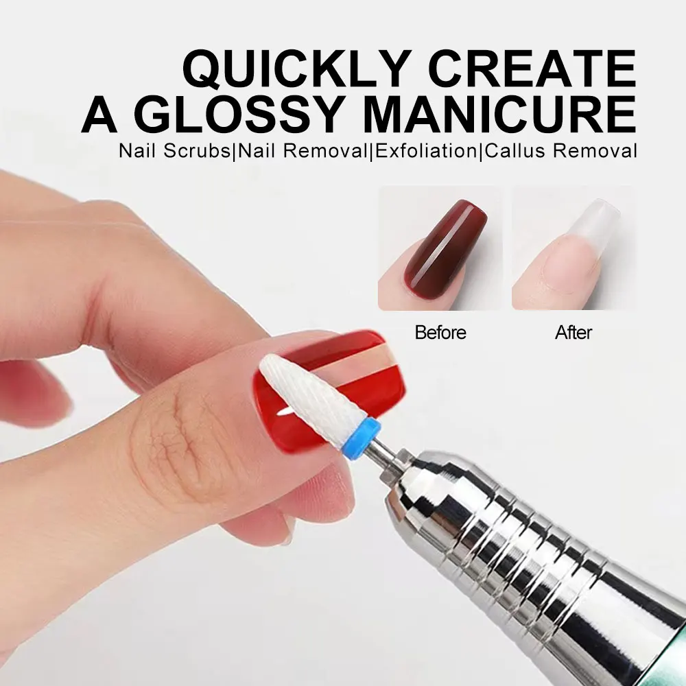 Electric DC Nail Drill Pen Handle File Polish Grind Machine Handpiece Manicure Pedicure Tool Nail Professional Drill Accessories