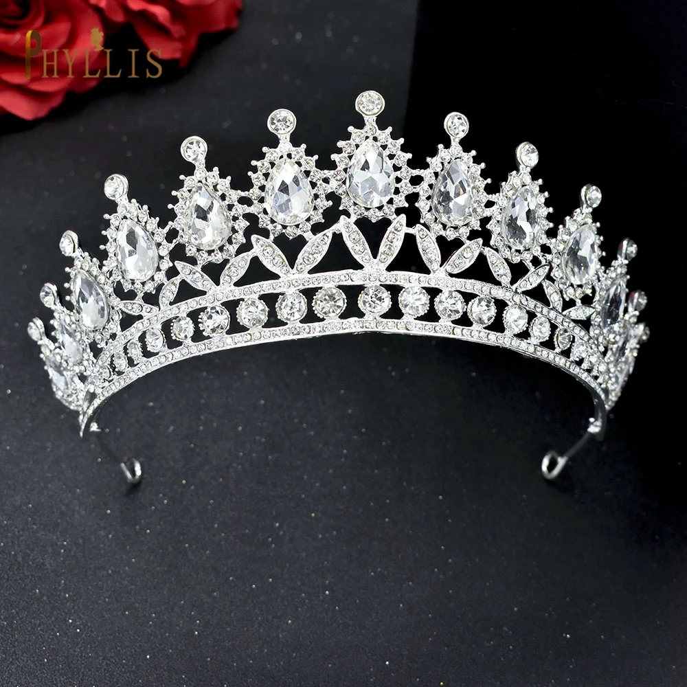 A111 coroa de casamento e tiara nupcial diadema noiva headpiece moda strass cabeça ornamentos designer festa rei headwear