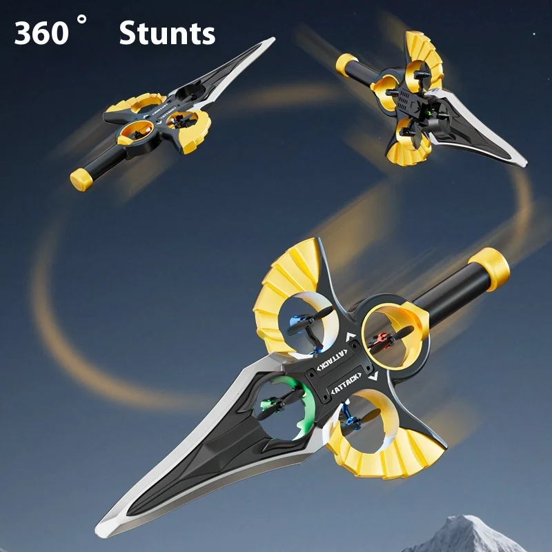 New RC Airplane Mikado Flying Machine Fighter Aerobatics Spinning Tumbling Remote Control Flying Sword Toys Foam