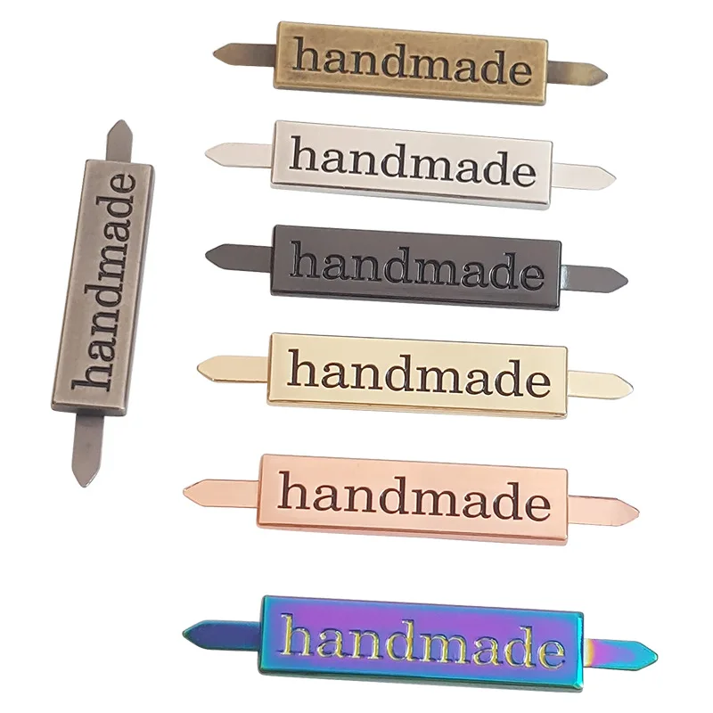 

Customized Zinc Alloy Handmade Handbags Trademark Clothing Metal Tags Customized Luggage Alloy Tags