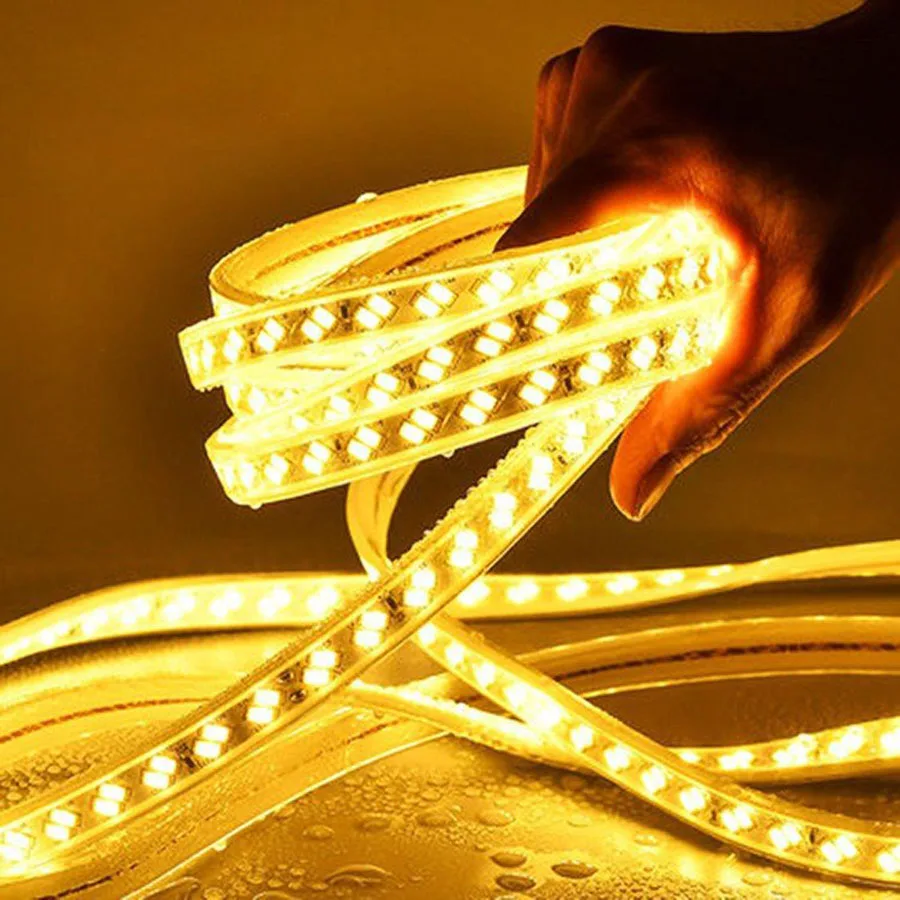 

High Brightness LED Strip Light 220V 5730 180LEDs/m Flexible Strip Light Outdoor Waterproof LED Tape Lamp