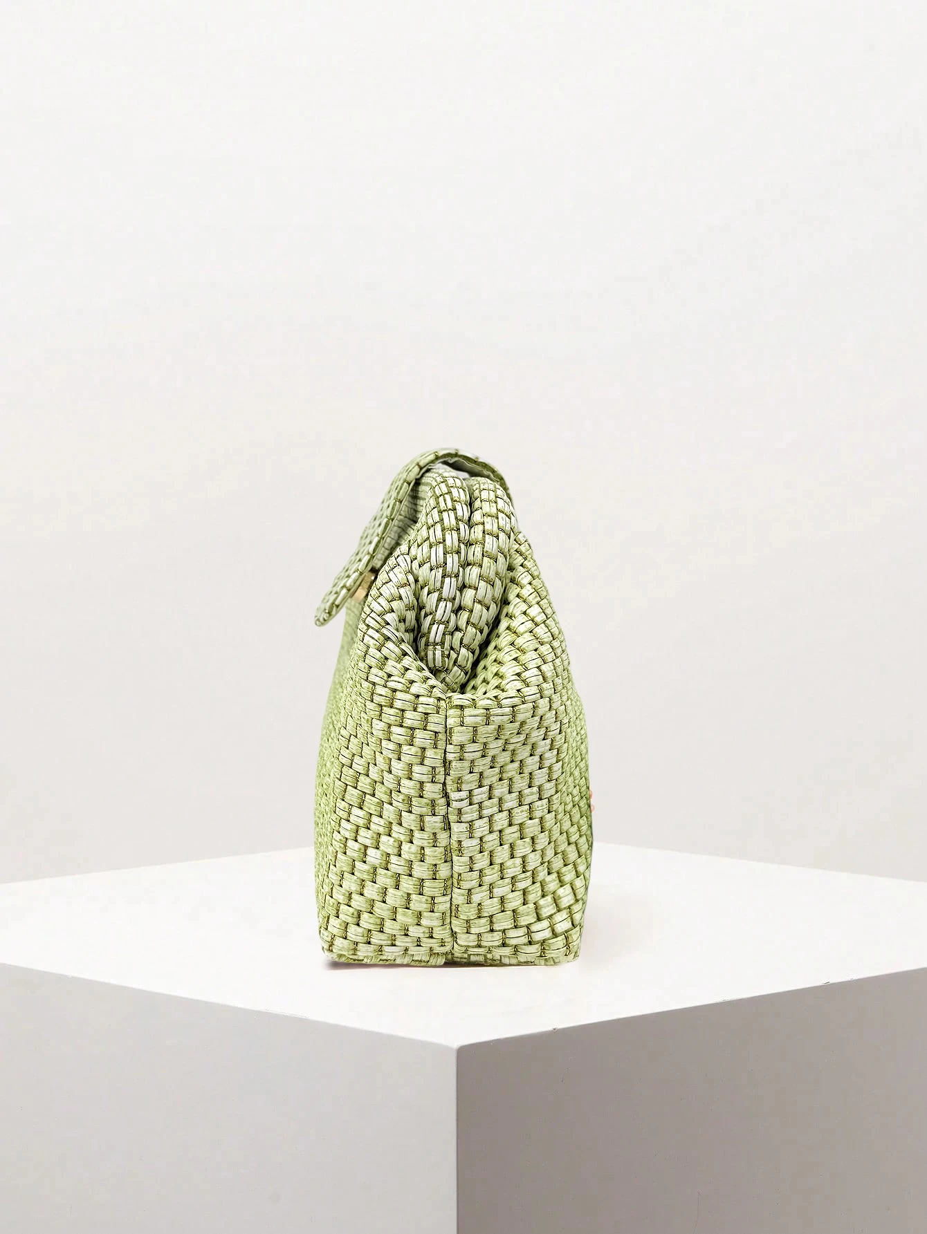 Lichtgroene clutch in Franse s - Luxury Bags Green recensie en prijs
