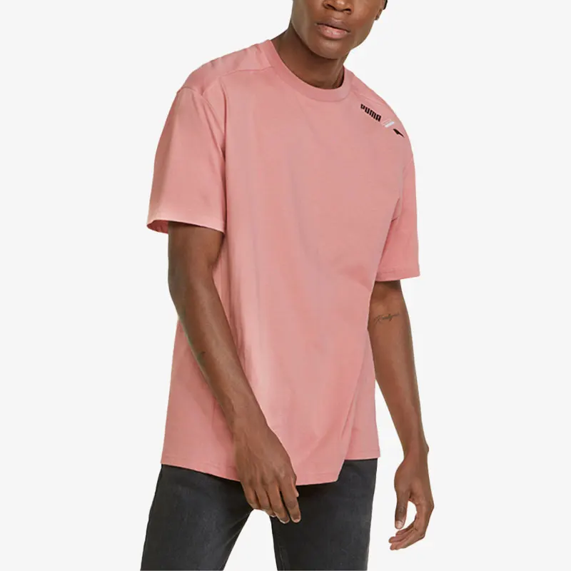 

Puma подлинная сезонная новая мужская модная простая дышащая футболка с короткими рукавами 849536-24