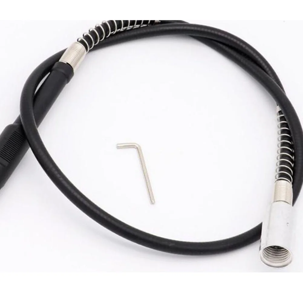 Extensión de herramienta de eje flexible para trabajo en espacios estrechos con eje Flexible de 360 grados, extensión de taladro Flexible negra, 1 Uds.