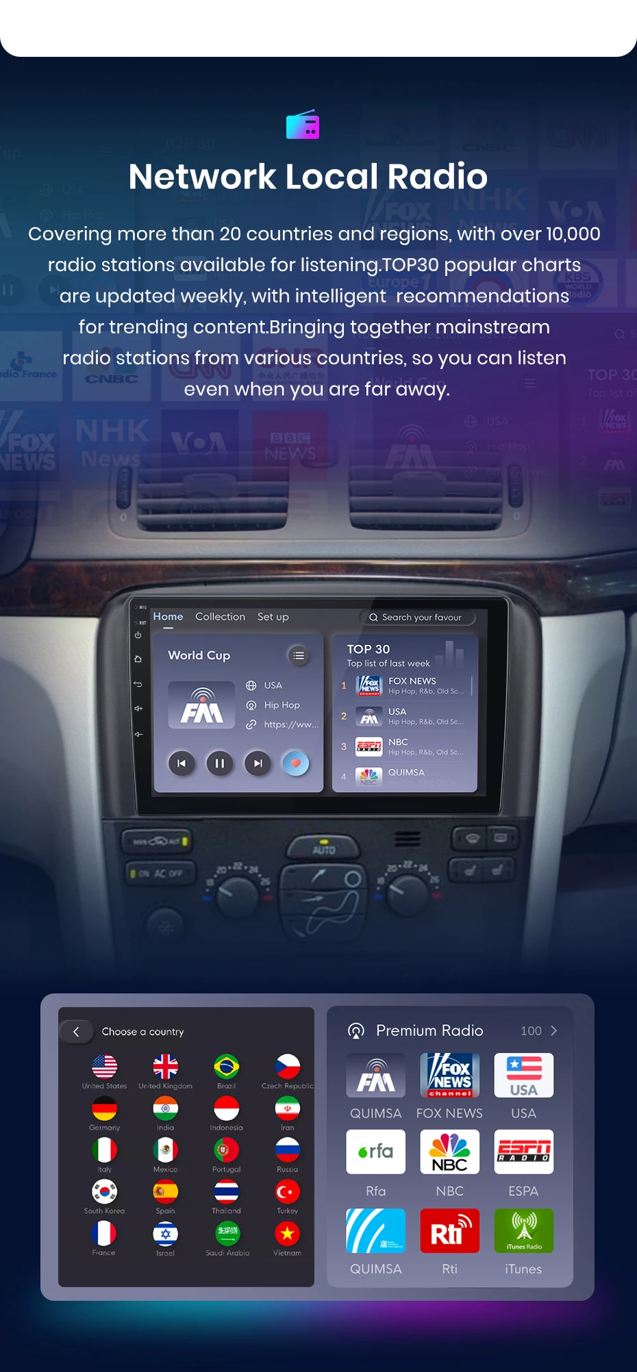 Junsun kabelloses carplay android auto radio für volvo s80 2010-2015 1998 kamera auto intelligente systeme rds bt dsp 2 din autoradio – Detail 12