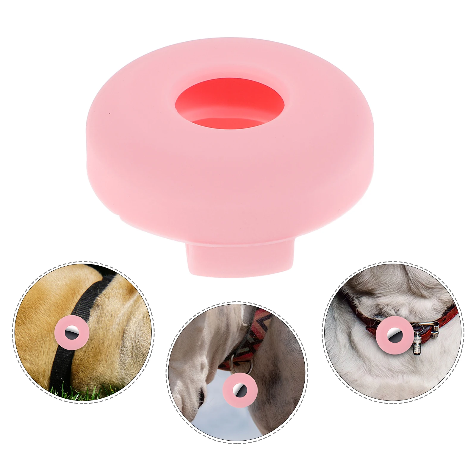 

Protective Case Anti Lost Shell Necklace Chain Dog Tag Holder Accessories Silica Gel Cover