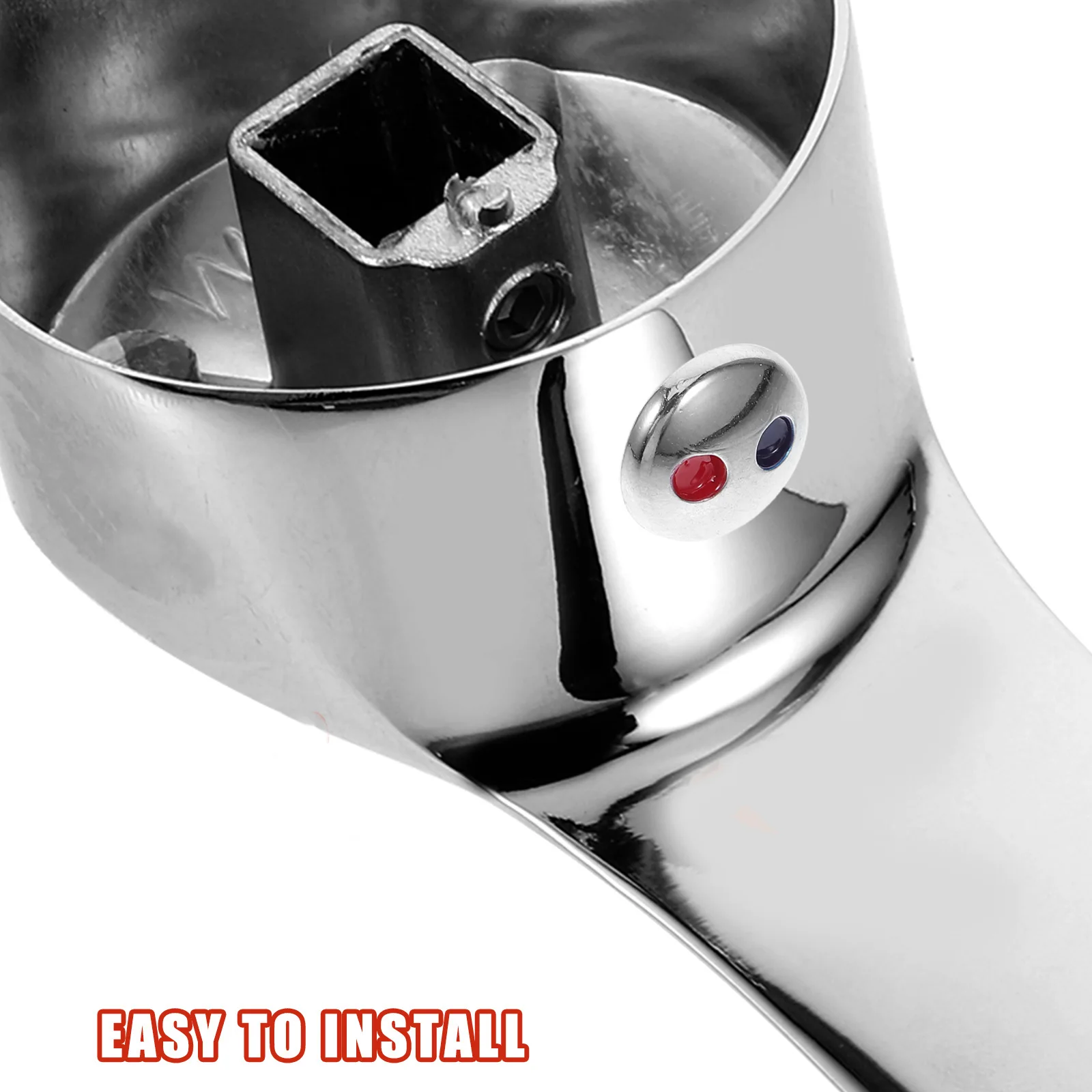 

10pcs Faucet Handle Hot Cold Water Sign Faucet Red Blue Label Temperature Indicator Faucet Buttons Kitchen Bath Faucet accessory