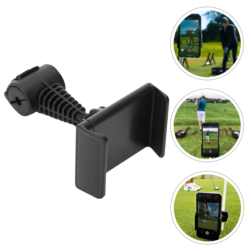 

Golf Phone 360 Rotation Practical Swing Training Holder For Golf Cart Club Practical Swing Holder Use Selfie Video Recording