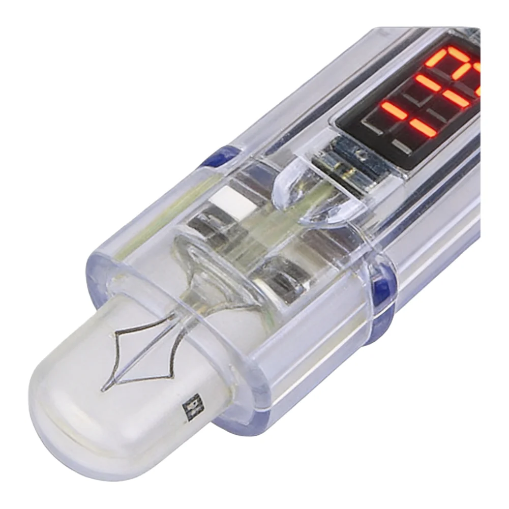 Electrical Voltage Tester Pen Probe Lamp LED Test Light Auto Car Light Circuit Tester Digital Display For Car Interior Parts