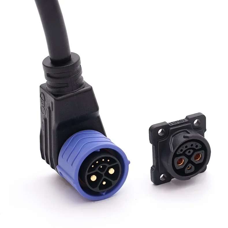 M23 electric bicycle M25 quick lock lithium battery 2 + 1 + 5 male 50A waterproof plug after charging and discharging