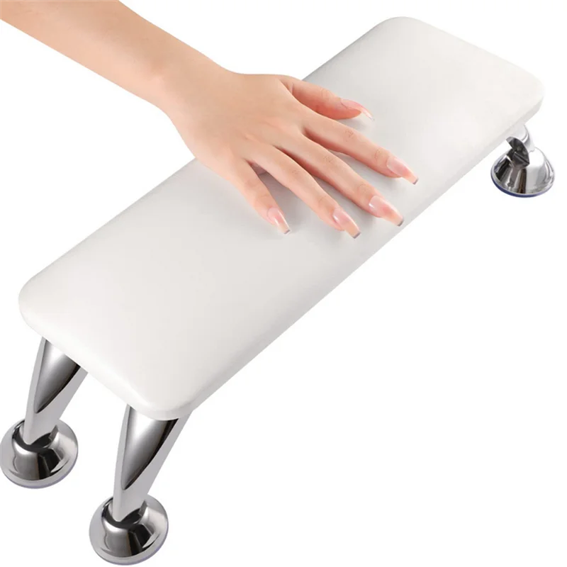 1pc couro do plutônio prego mão manicure resto braço suporte travesseiro suporte de almofada mesa apoio braço esteira unha polonês ferramenta prática