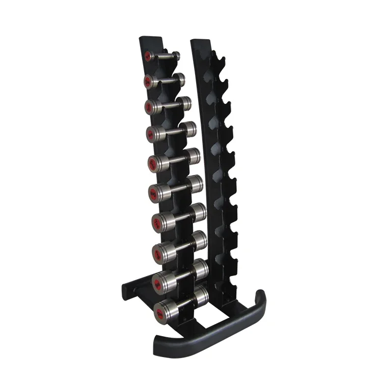 

Gym Fitness Equipment Round Dumbbell Rack 10 Pairs Storage Rack Stand Vertical