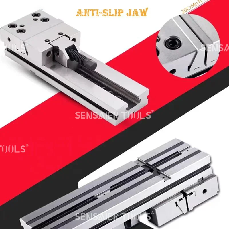 Precision Modular Vise 4/5 Inch Machine Vise Desktop Vise, Working Stand Clamping Machine, Large Clamping Fixture Gt100 Gt125