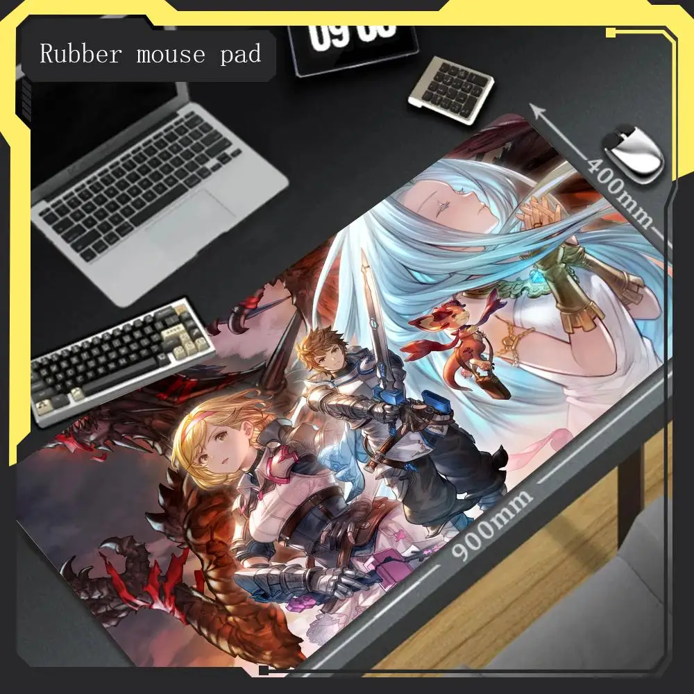 

Gran-blue Fan-tasy -Mouse Pad Comic and electronic game mouse pad is convenient to use, with non slip and wear-resistant sizeps