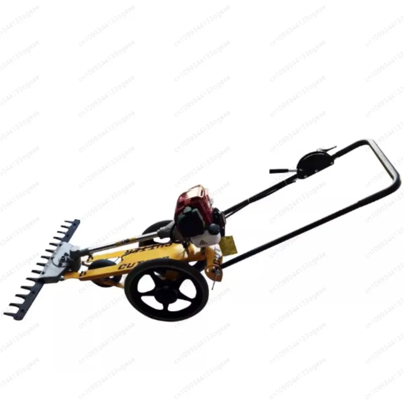 Hand-pushed lawn mower multi-function four-stroke small  lawn mower land reclamation garden agricultural orchard lawn mower