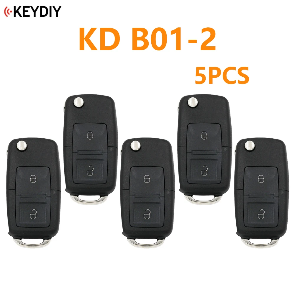 5PCS KEYDIY B01 remote key universal remote control KD remote B01-2 for KD-X2 KD900 Mini KD Car Key Remote Fit 2000 Models