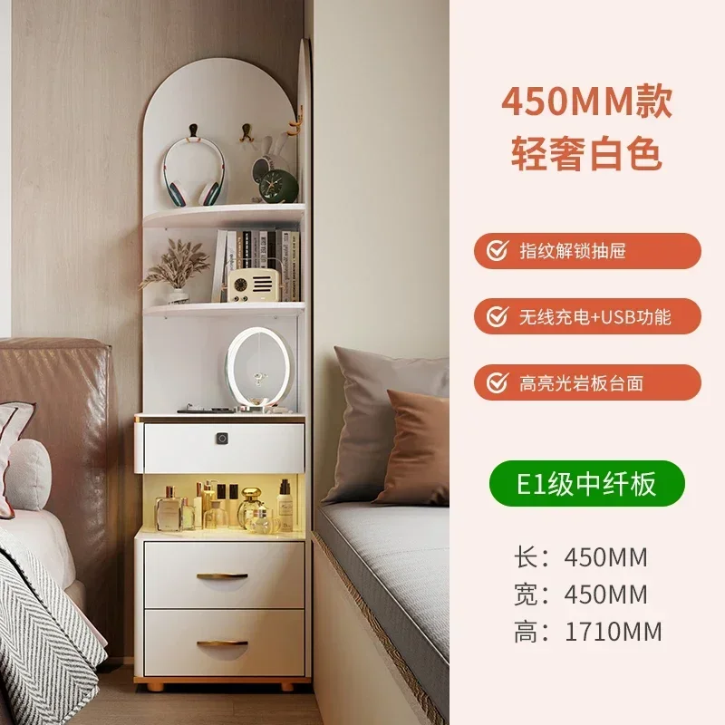 b15 Bedroom Bedside Cabinet Wall Triangle Locker Wireless Charger Fingerprint Safe